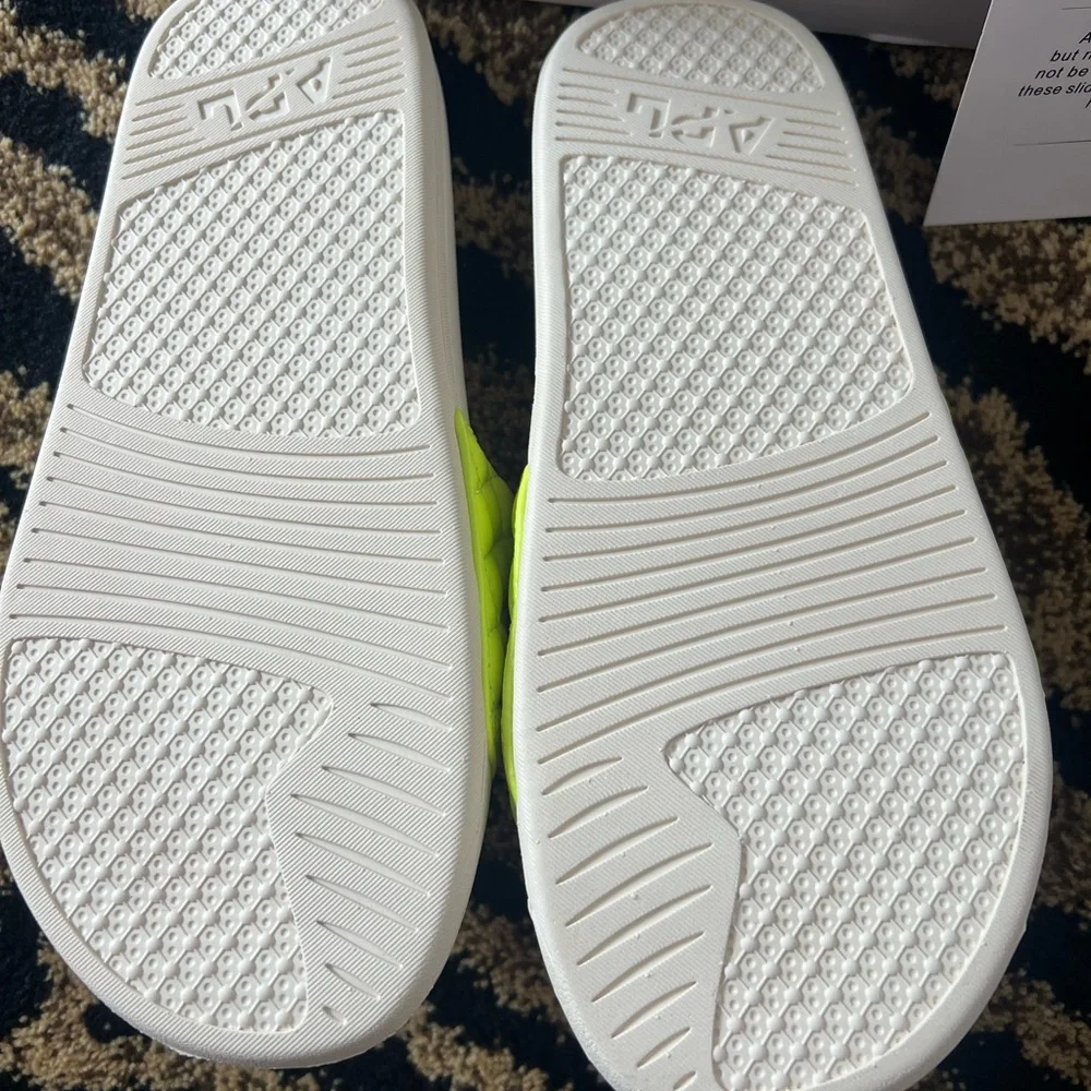 APL Vibrant Yellow Quilted Slippers - Picture 2 of 8